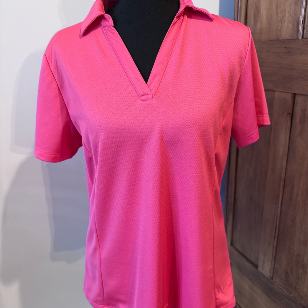 Lady Hagen Pink Polo Golf Shirt
